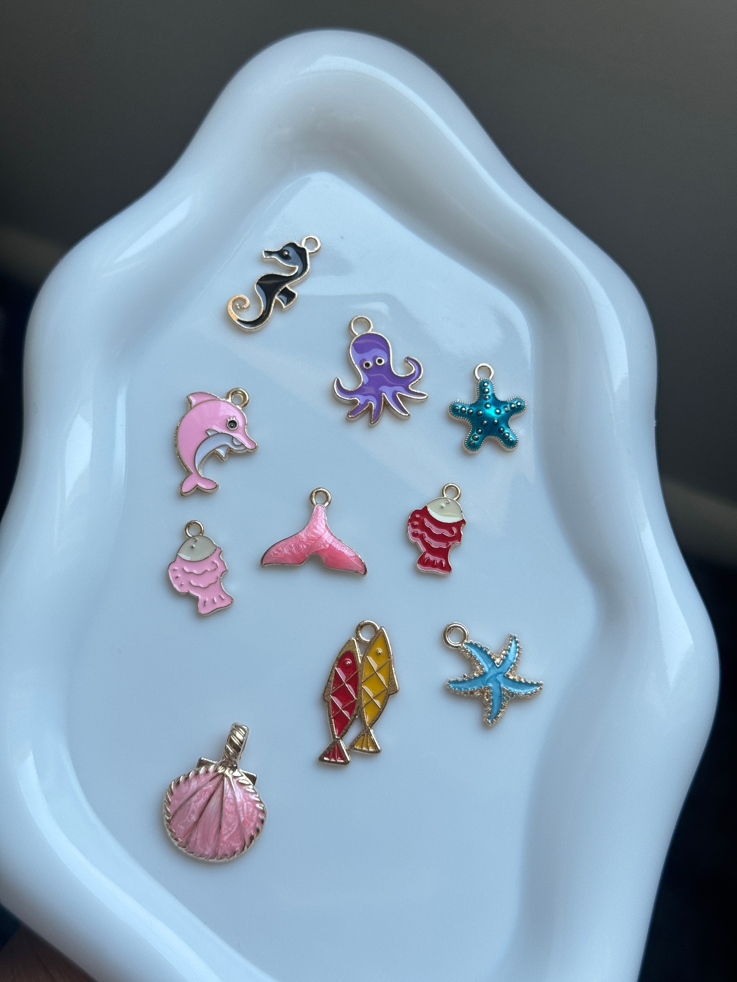 Ocean Enamel Charms Mix