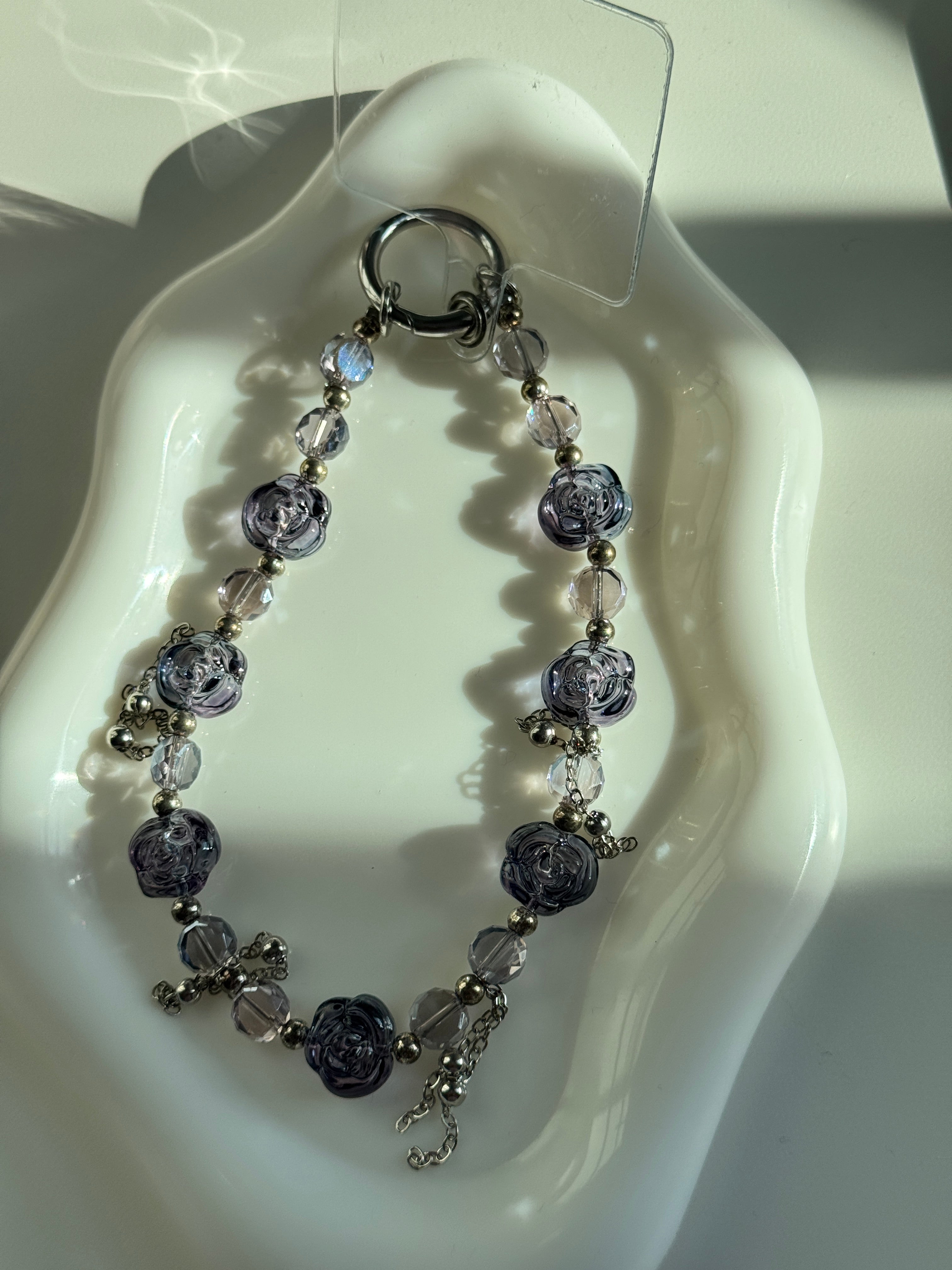 Lavender Rose Charm