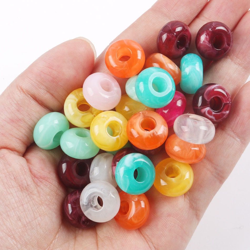 Mixed Acrylic Donuts Beads