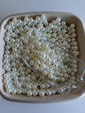 Classic pearl Round Beads-Ivory pearl Acrylic Beads