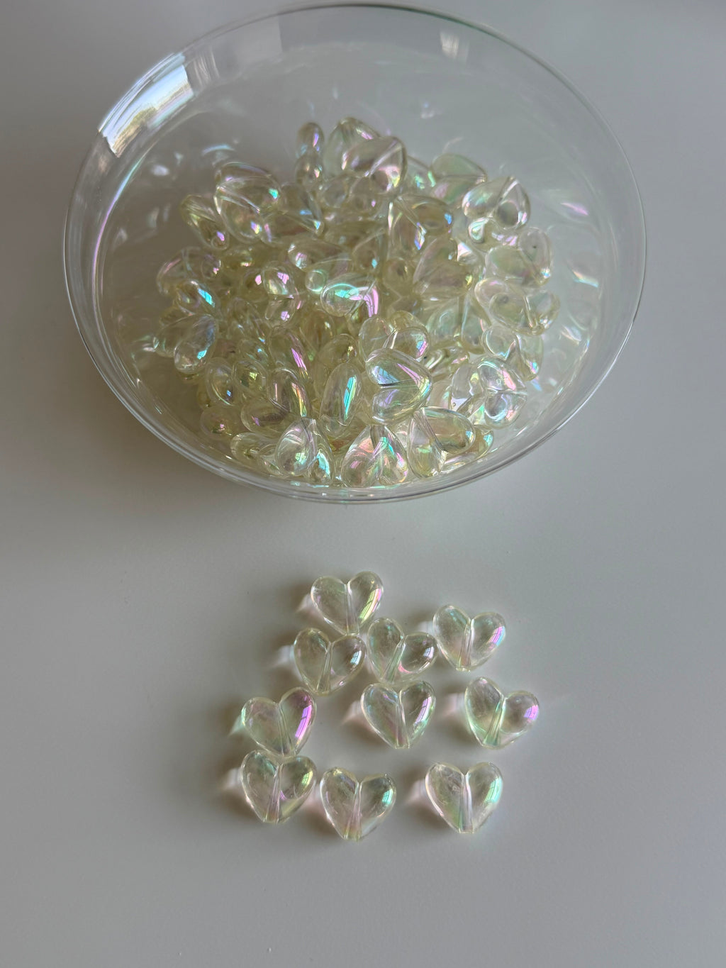 Iridescent Bow Beads