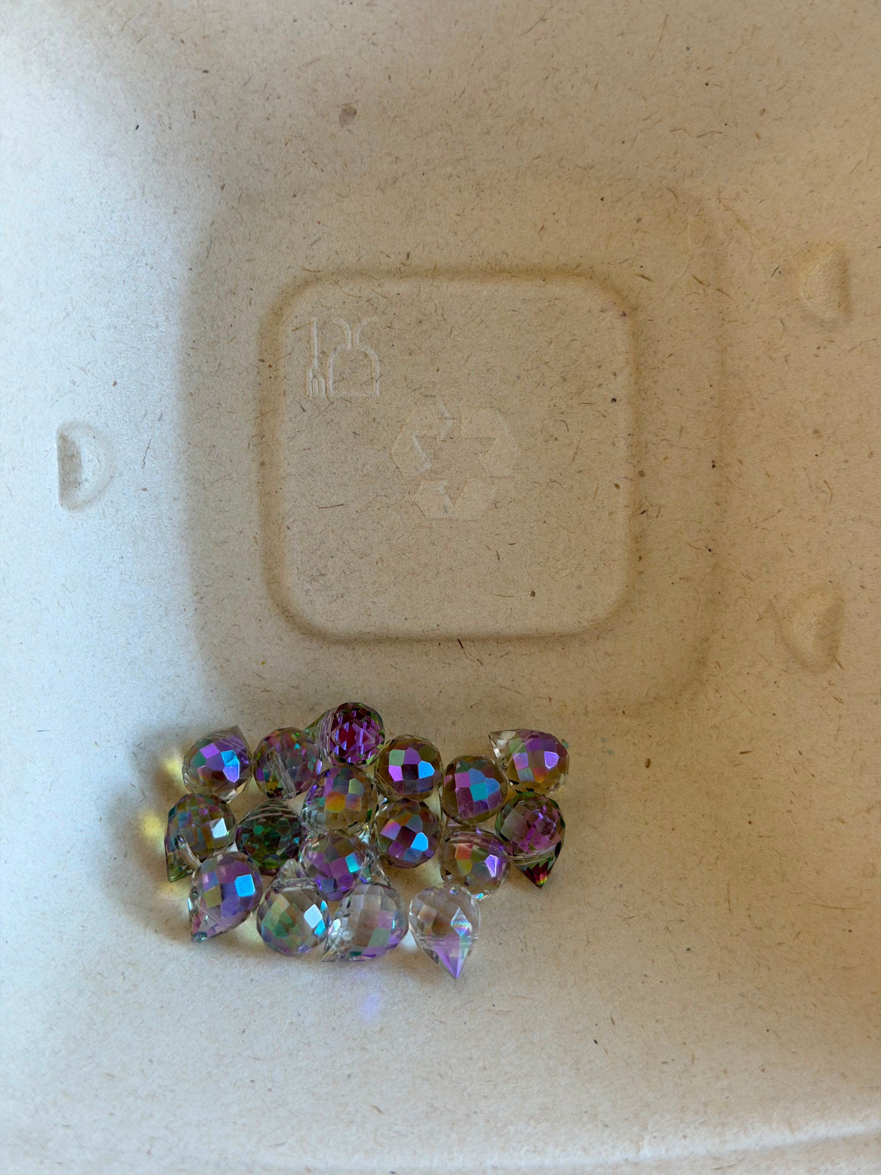 Aurora Crystal Drop Beads