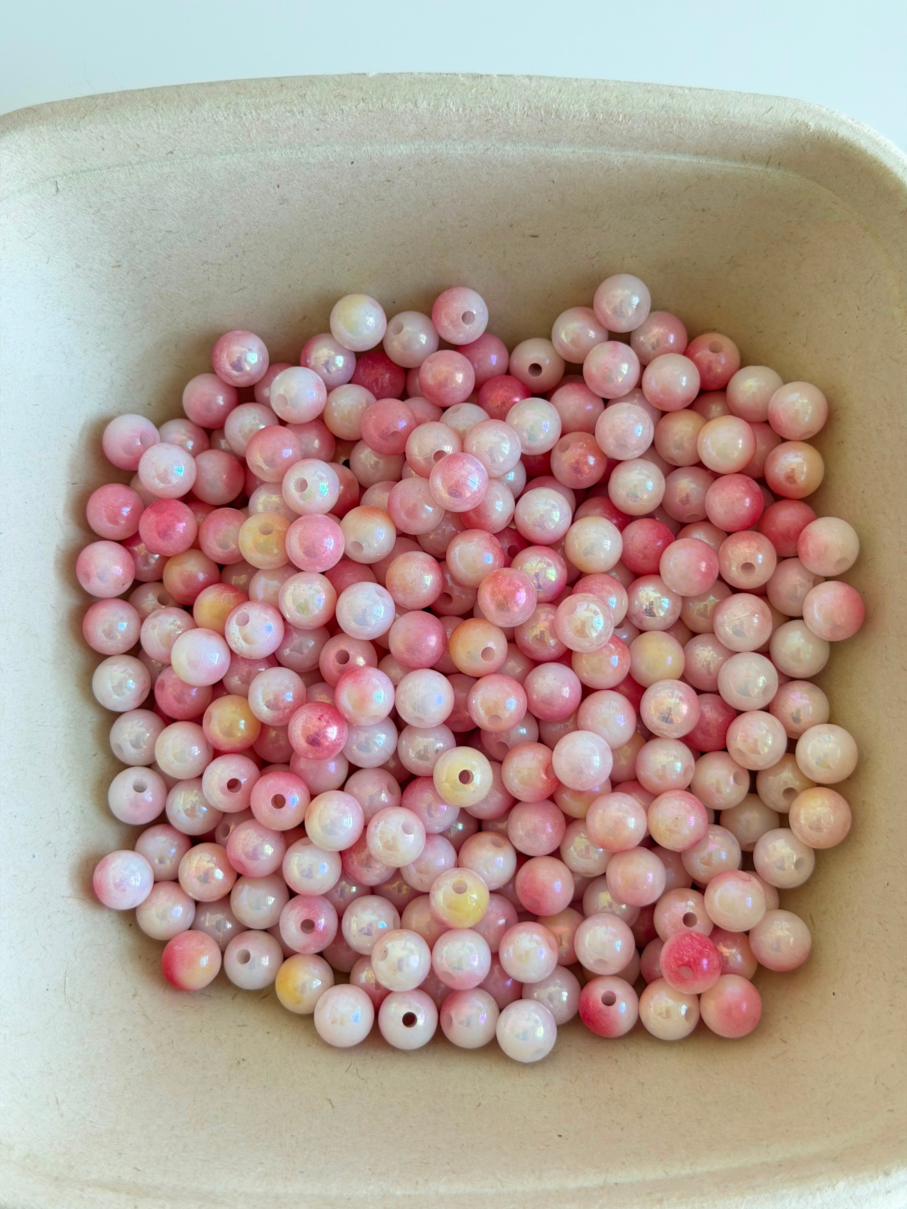 Pastel Pink Pearl Beads