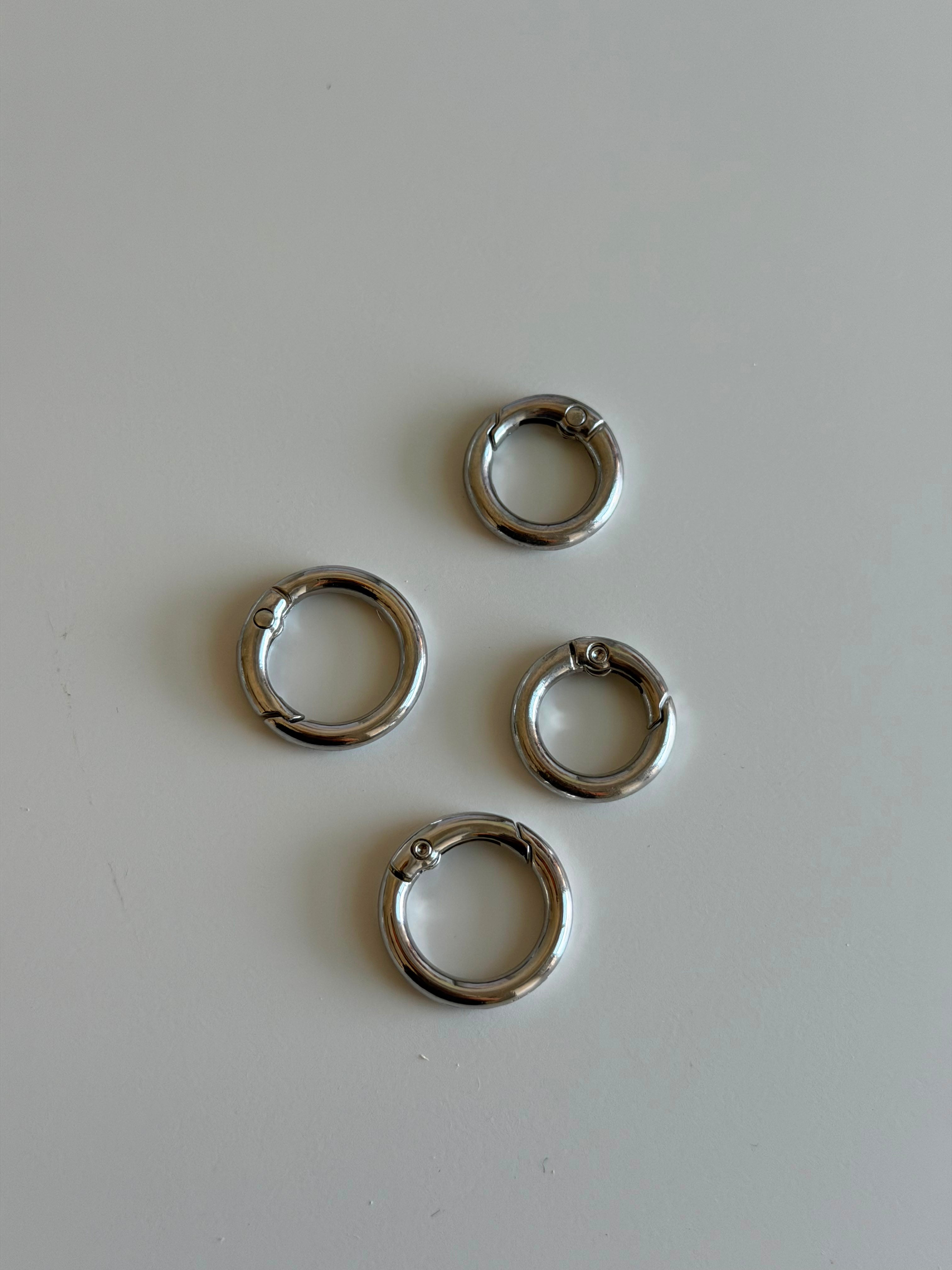Silver Spring Clasp Key Rings