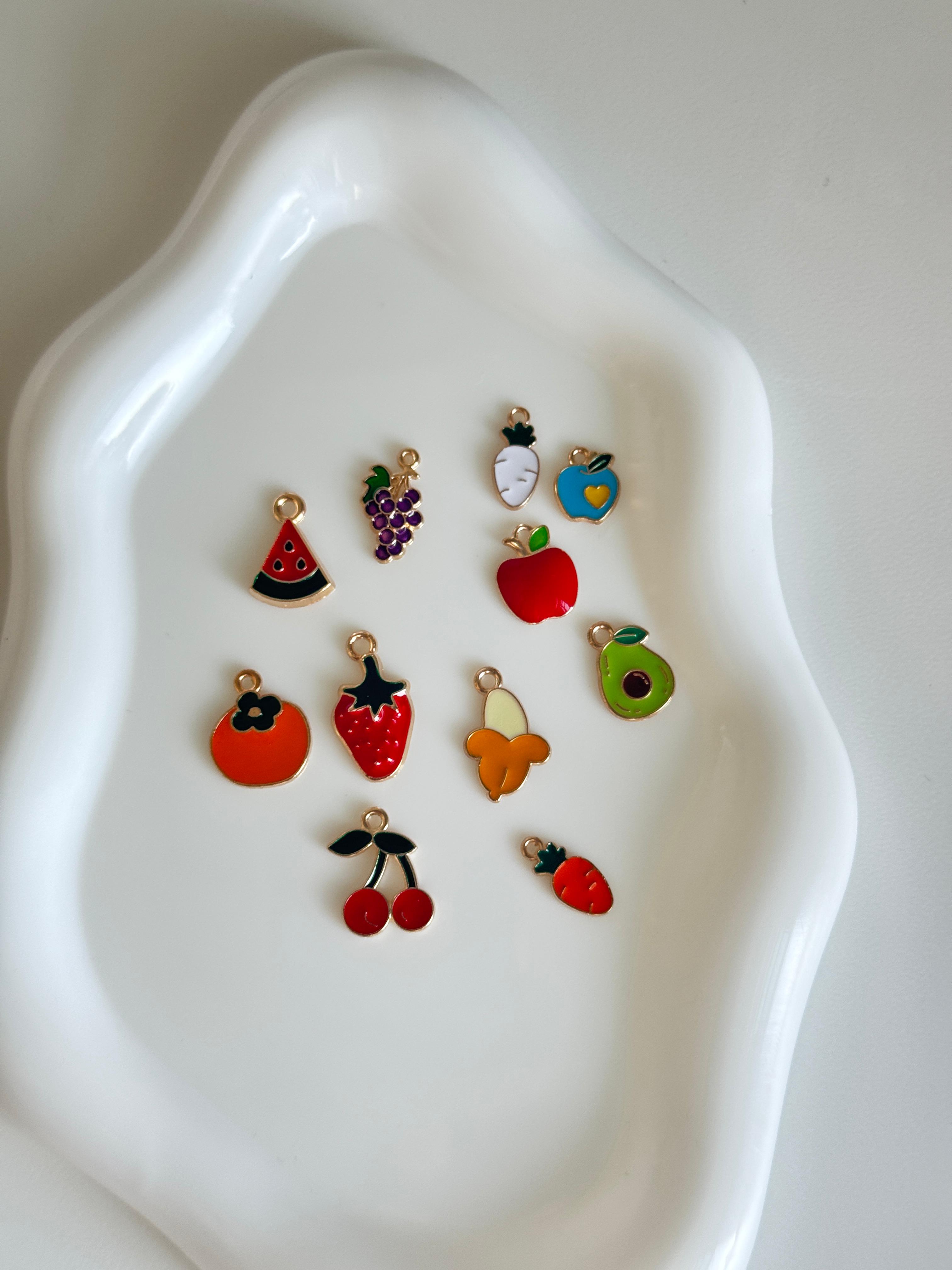 Fruit Enamel charm