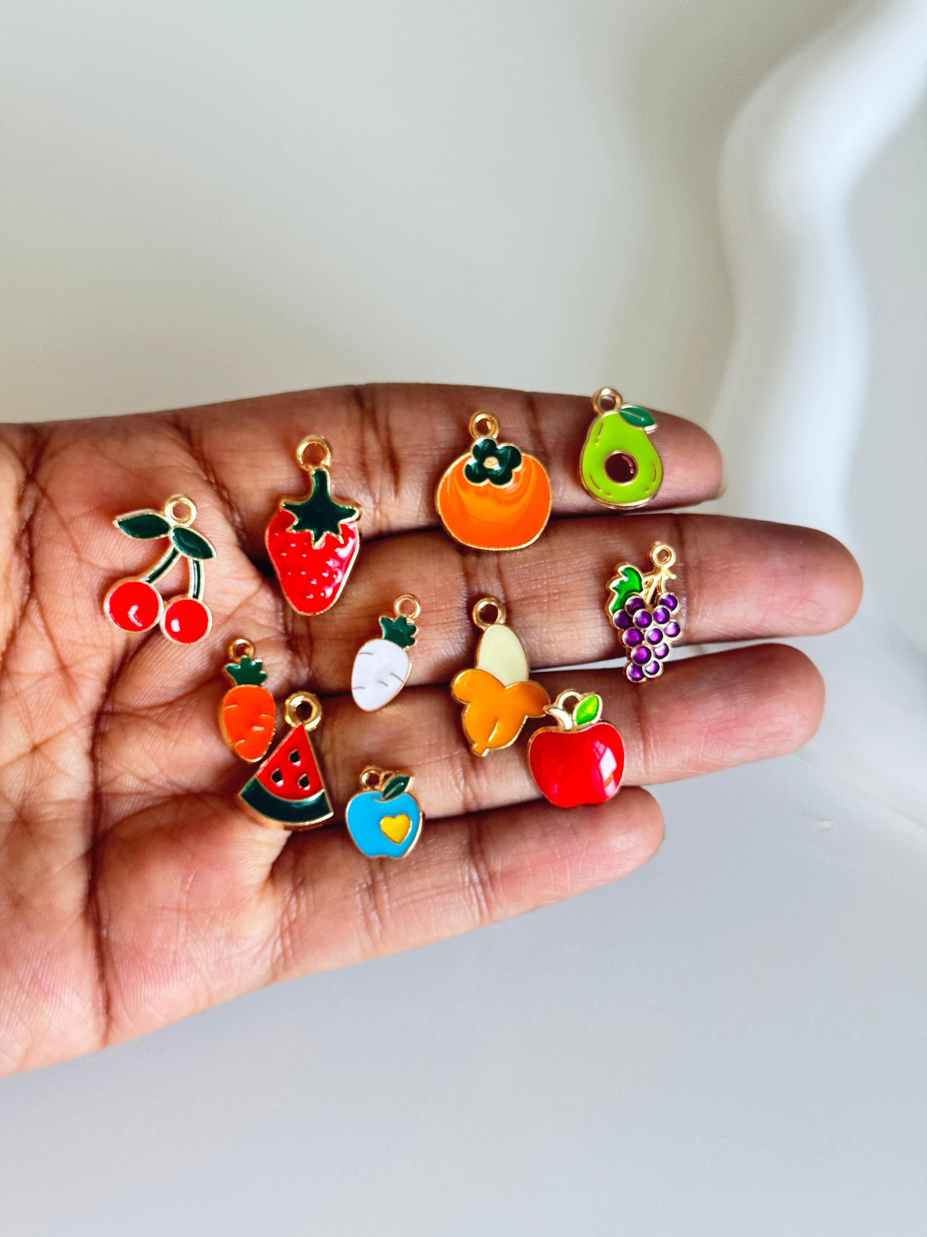 Fruit Enamel charm