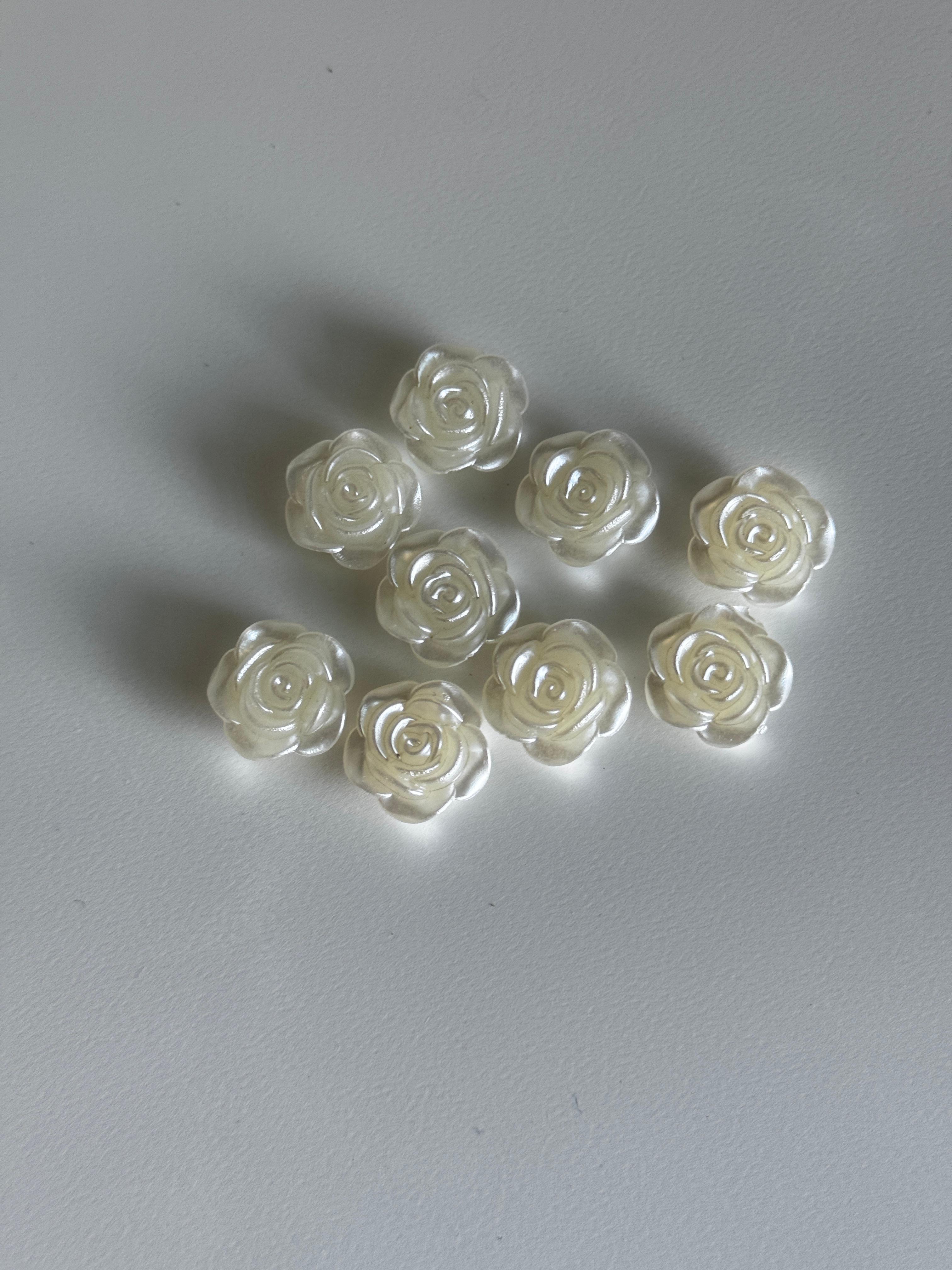 Pearl Rose Flower Beads