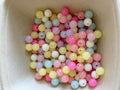 Pastel Round Acrylic Beads