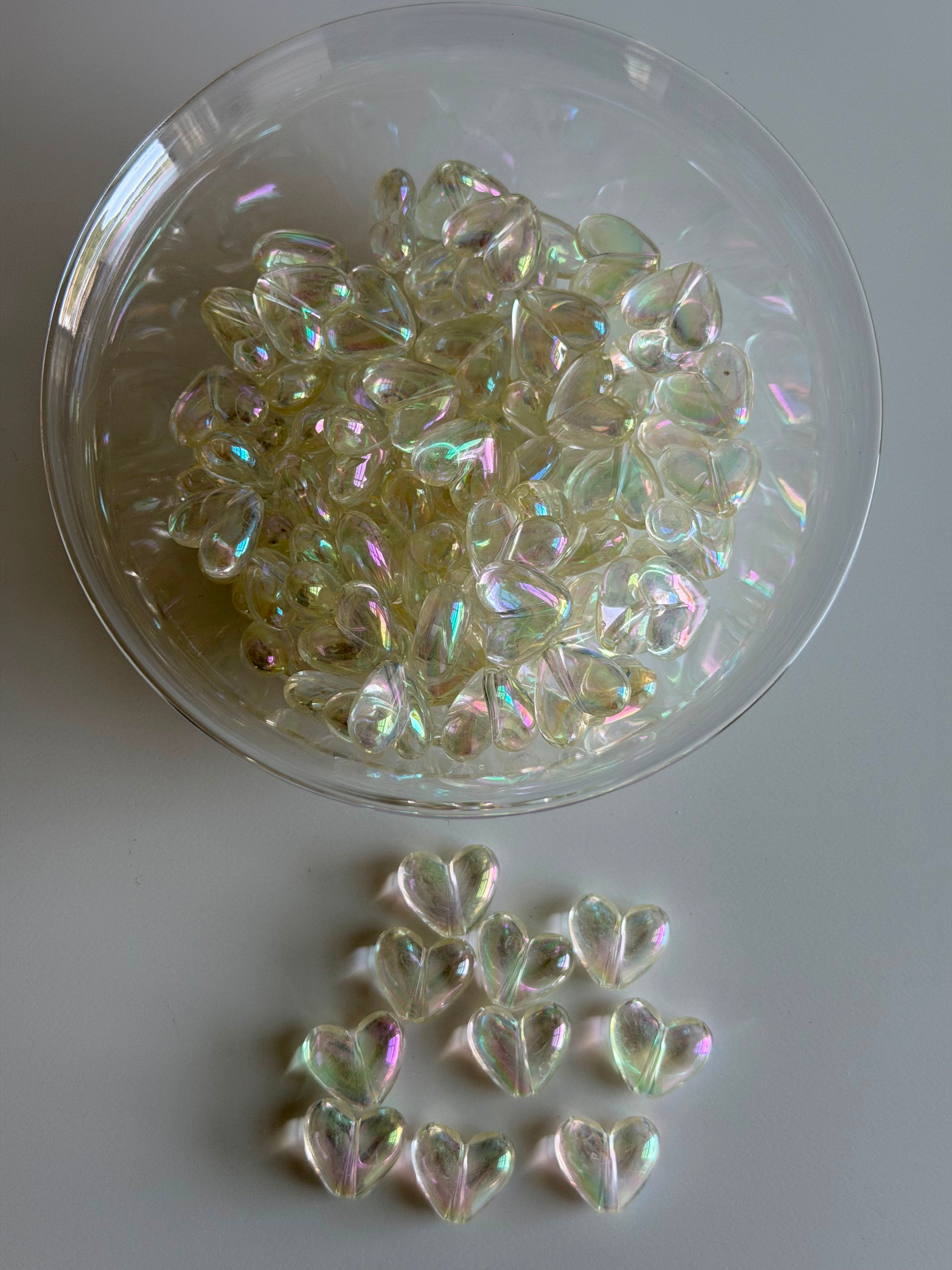 Iridescent Bow Beads