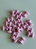 Pink Ribbon Bow Beads