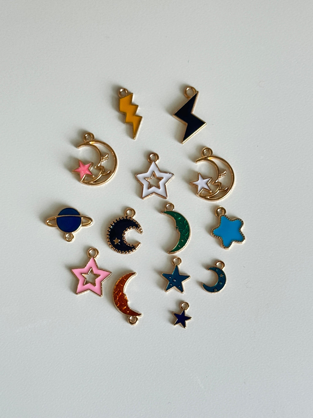 Galaxy Enamel Charms Mix