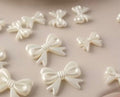 Pearl Bow Acrylic Charms