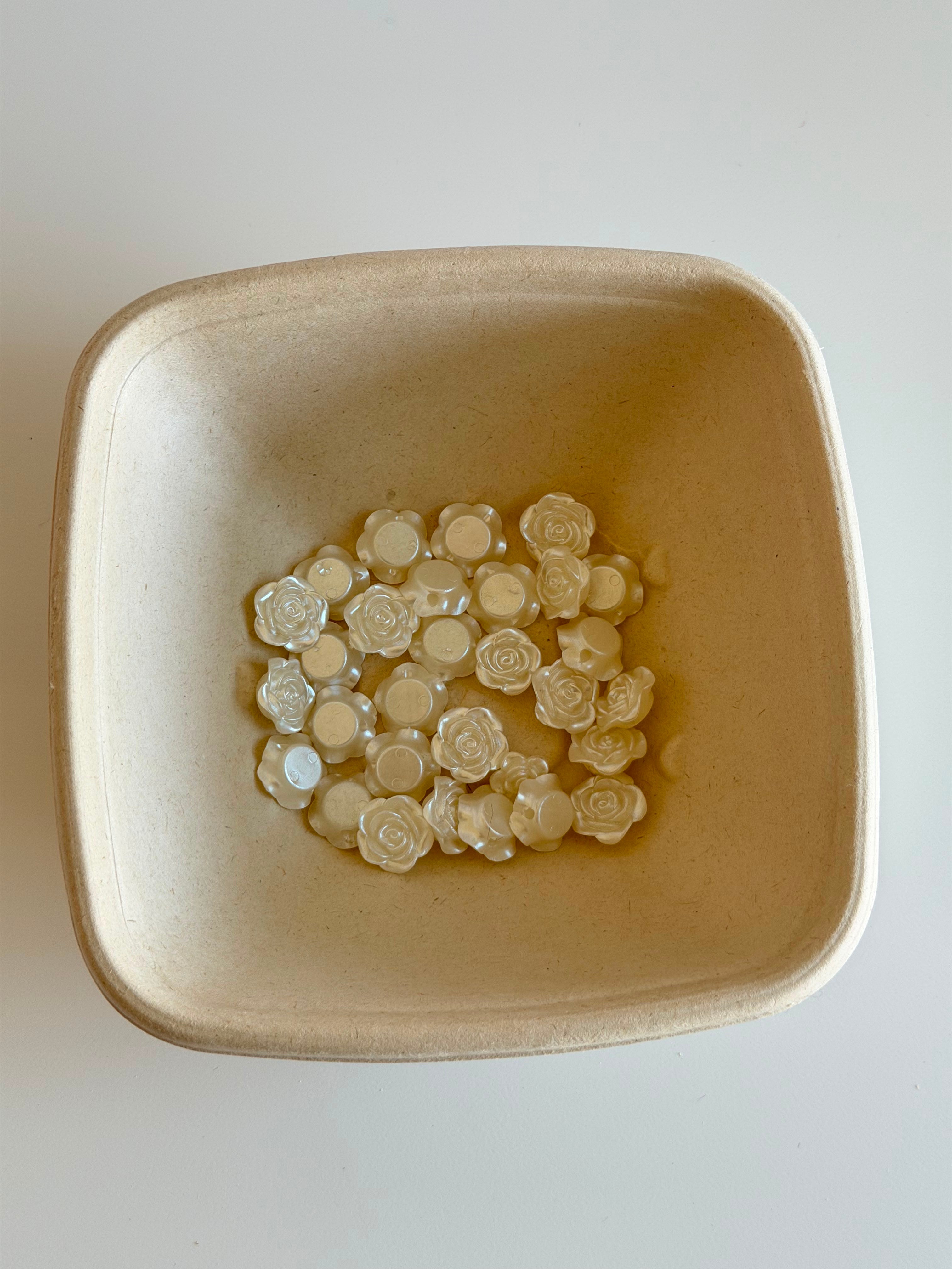 pearl rose beads