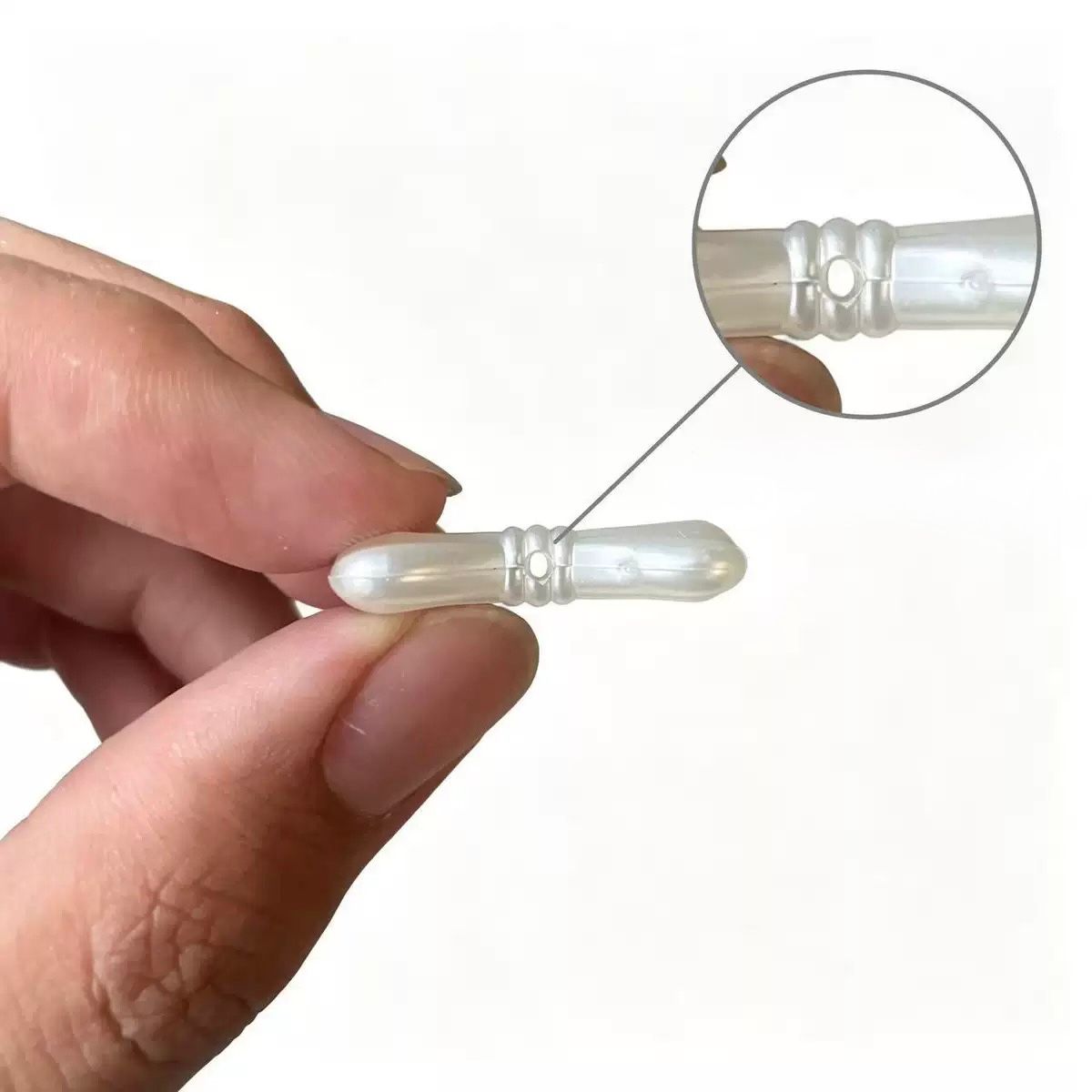 Pearl Bow Acrylic Charms