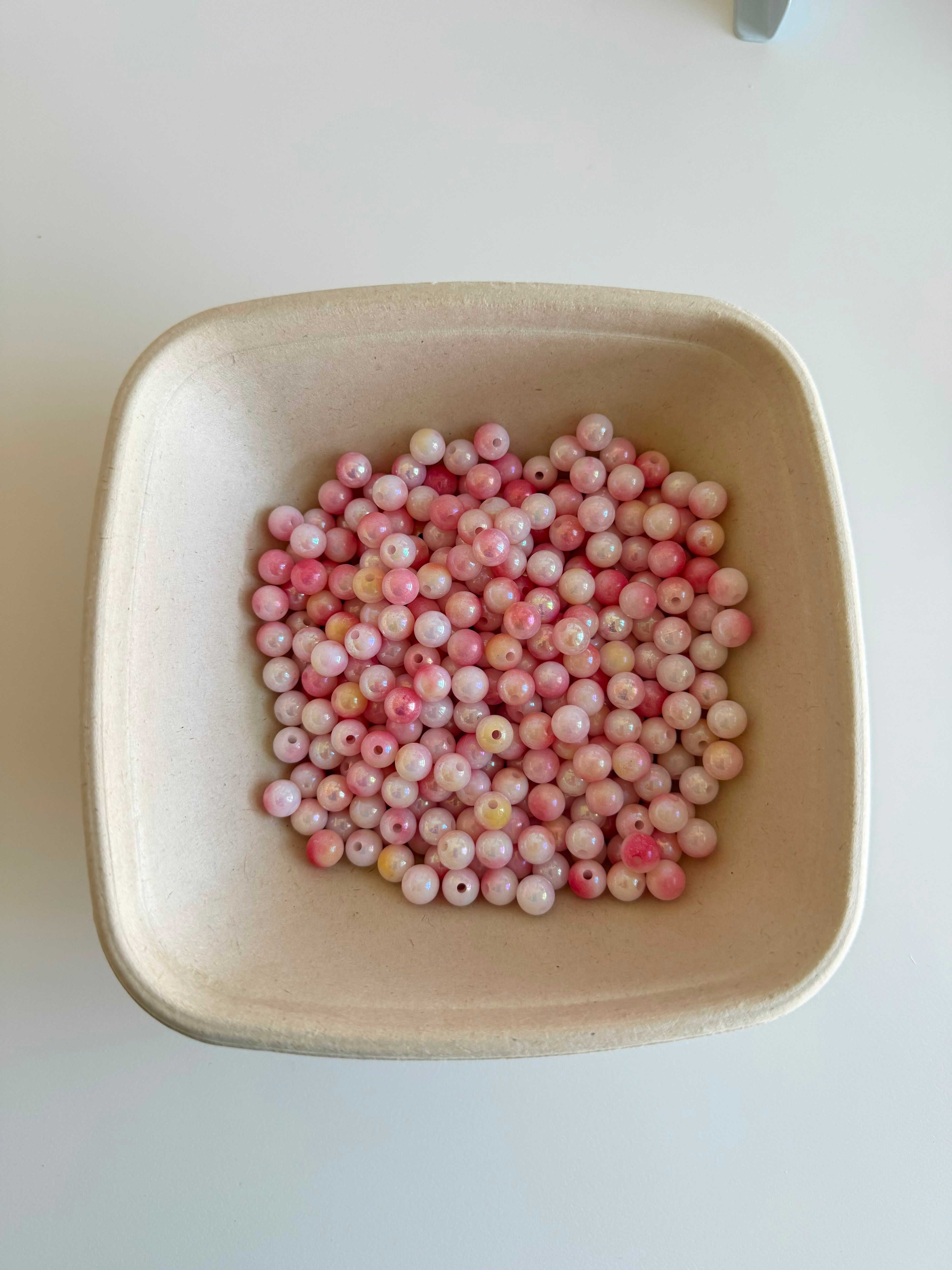 Pastel Pink Pearl Beads