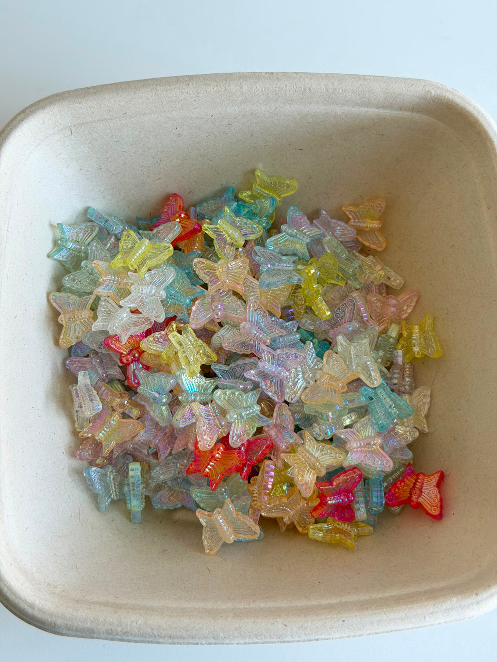 Iridescent Butterfly Beads