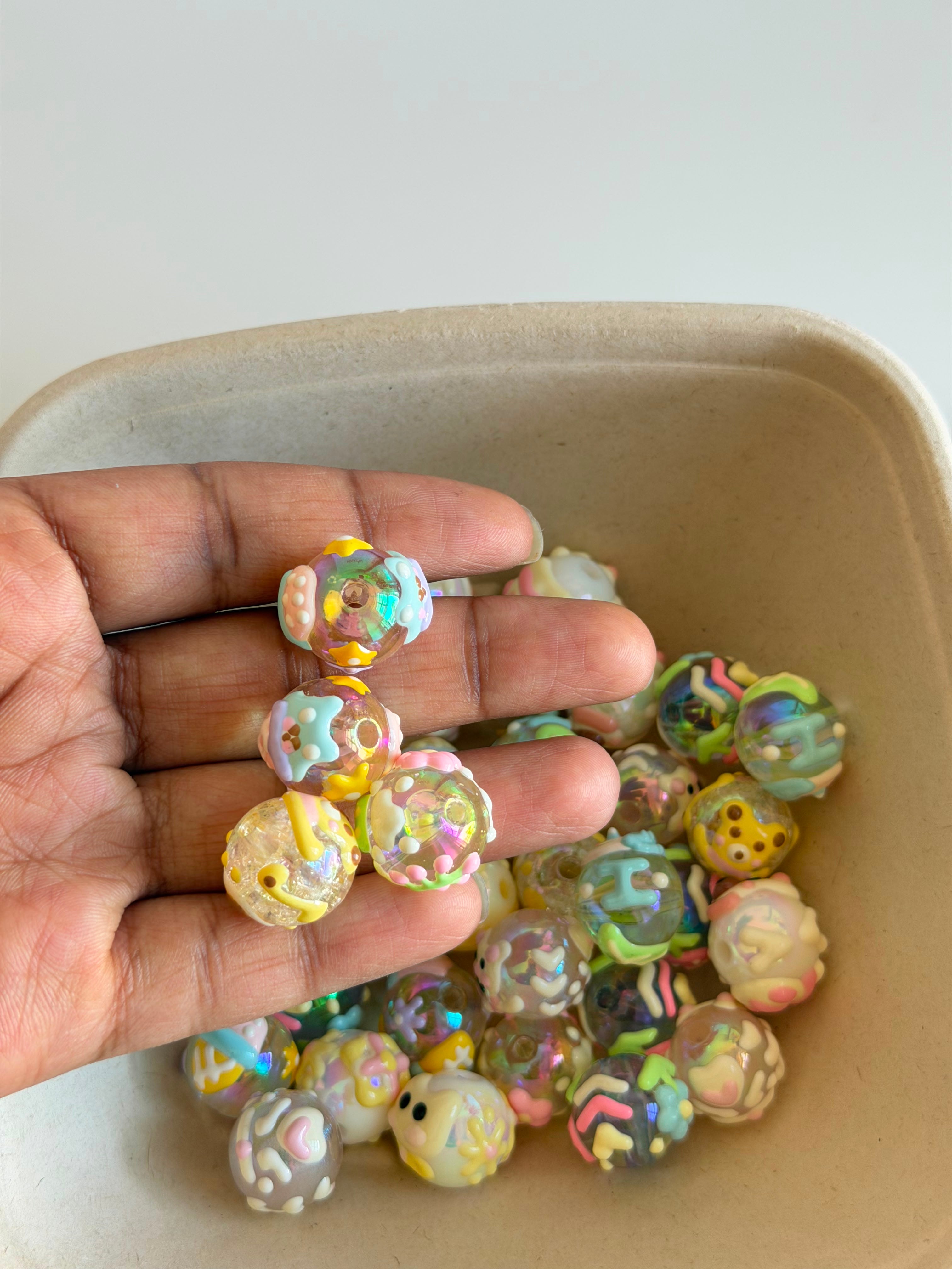 Pastel Character Focal Beads