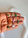 Nature Enamel Charms Mix
