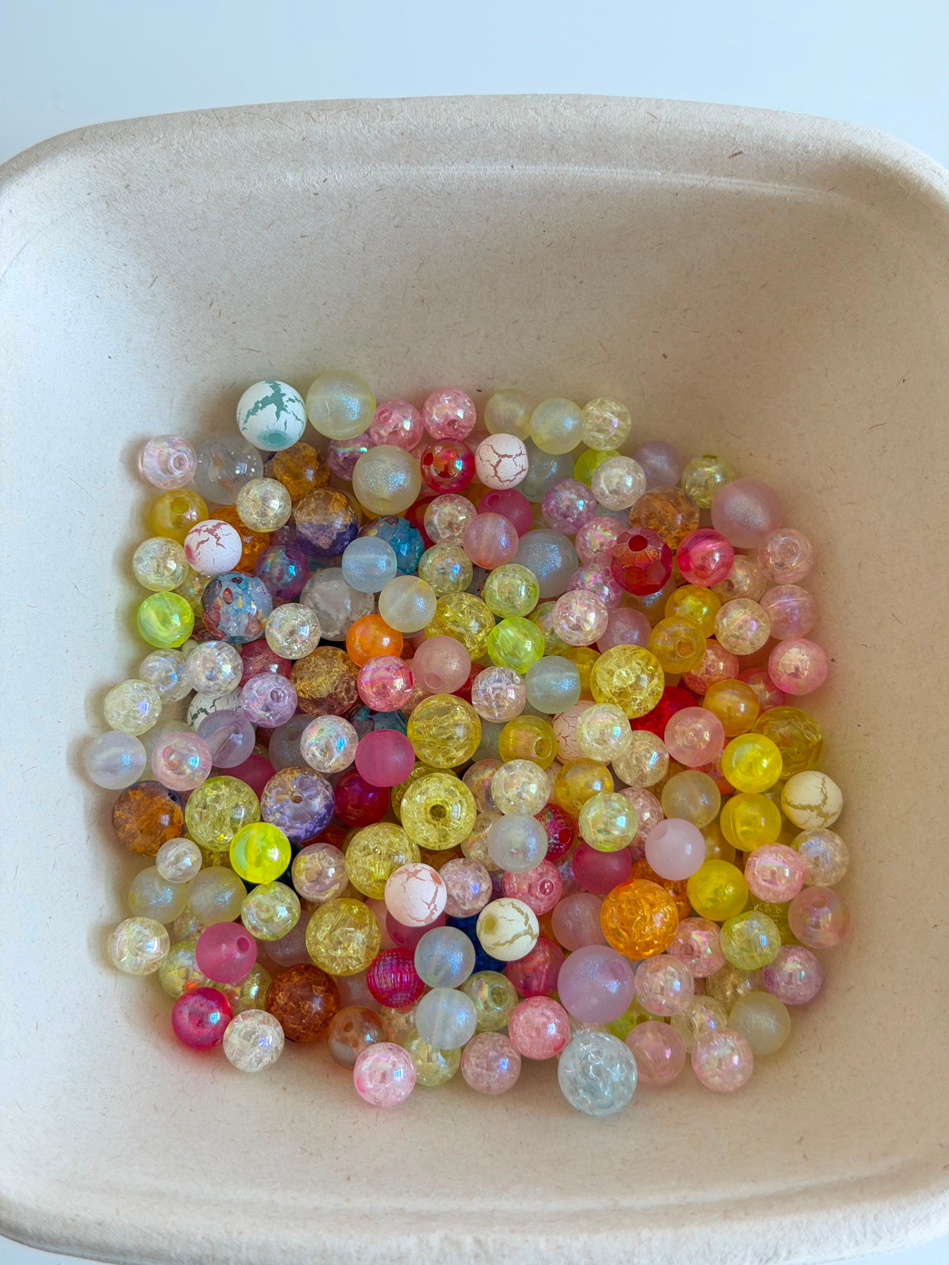 Pastel Mixed Round Bead Mix