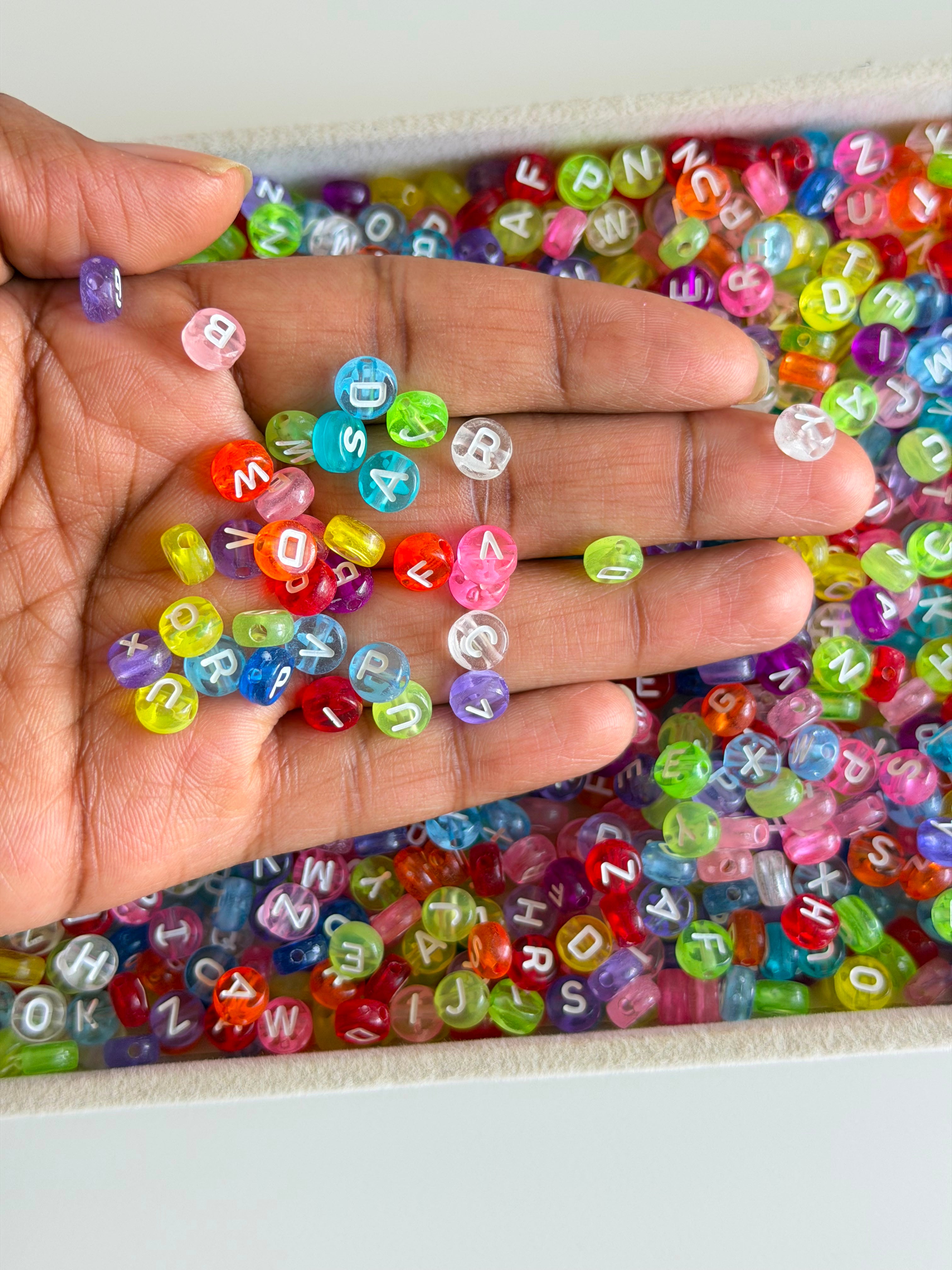 Colorful Letter Beads Mix