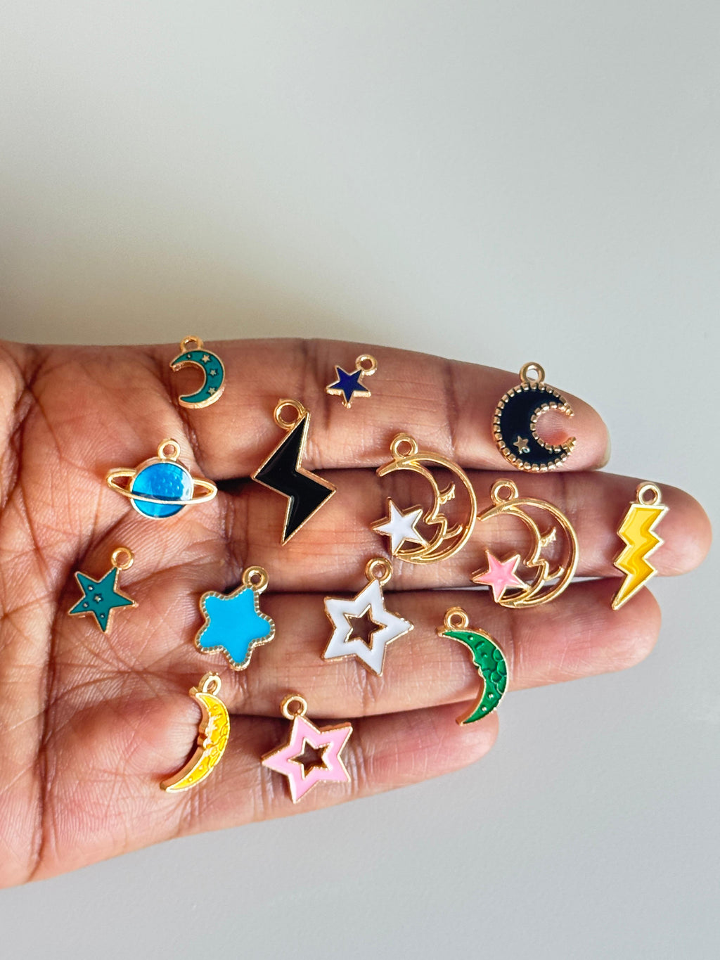 Galaxy Enamel Charms Mix