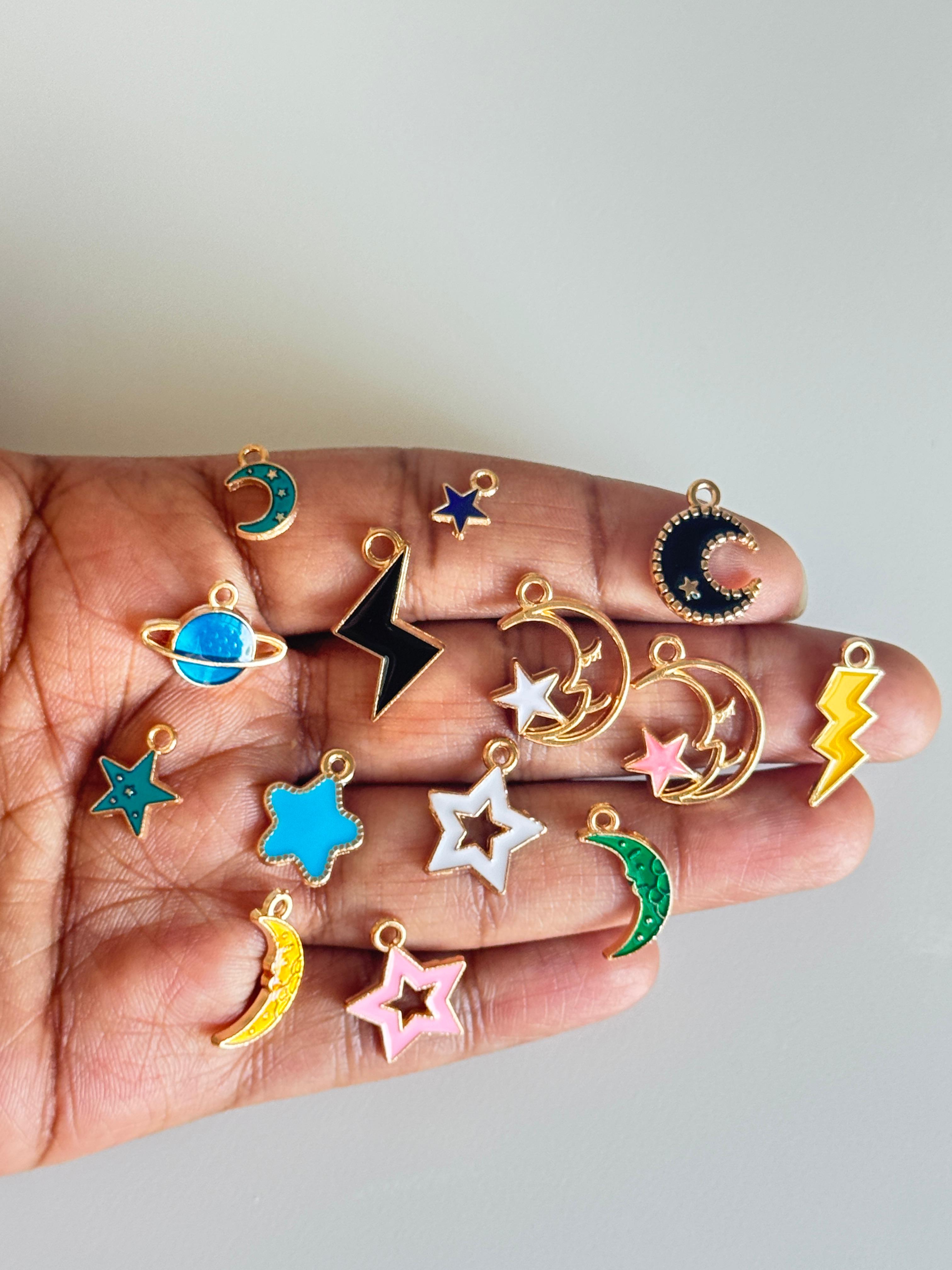 Galaxy Enamel Charms Mix
