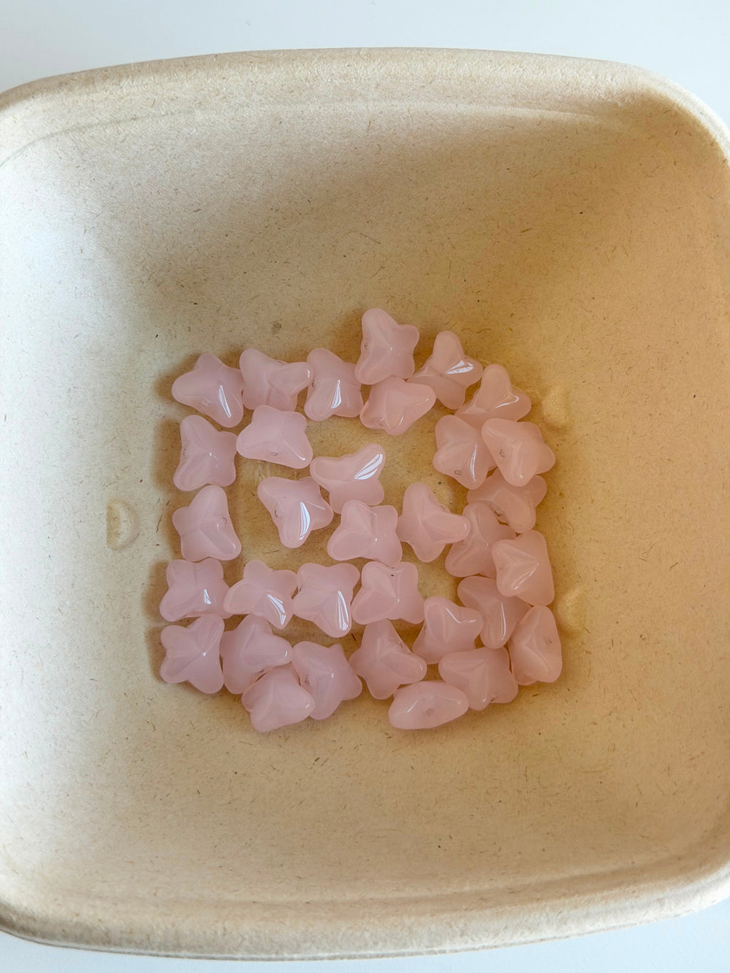 Pastel Pink Butterfly Beads