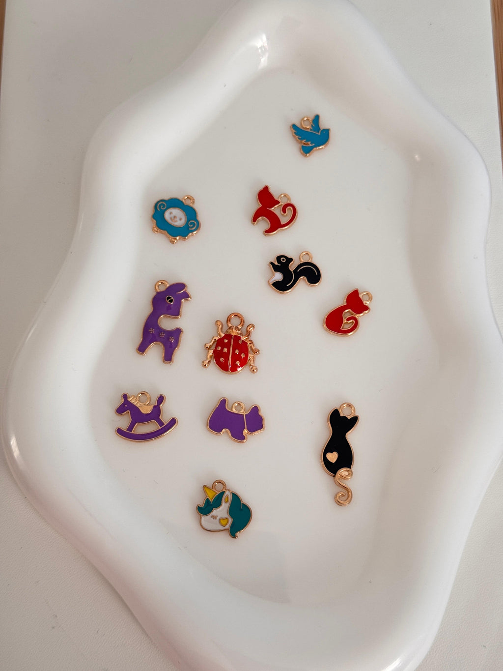 Cute Animal Enamel Charms Mix.