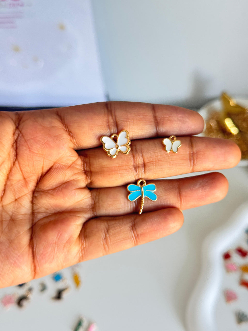 Butterfly & Dragonfly Charm Mix.