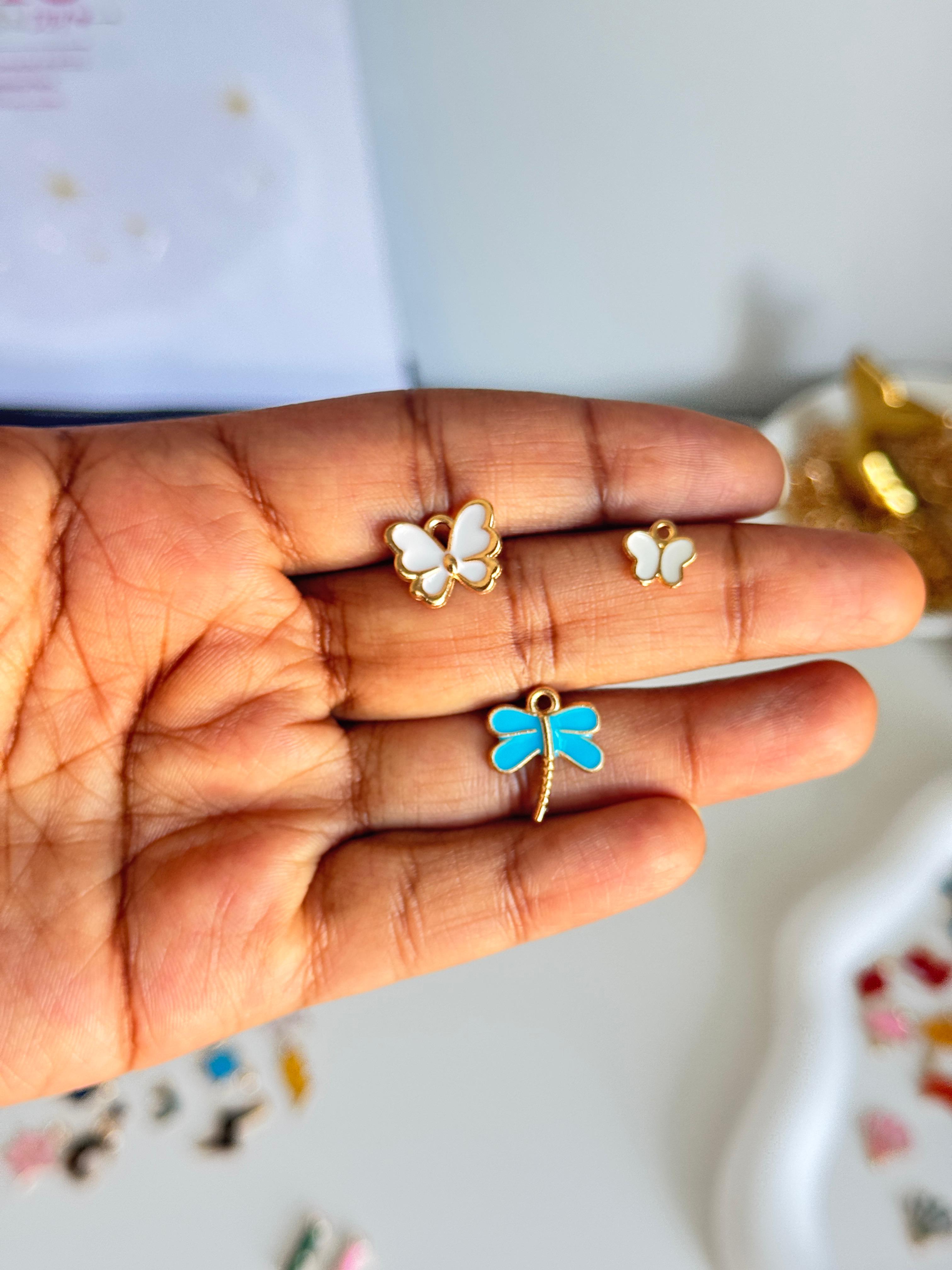 Butterfly & Dragonfly Charm Mix.