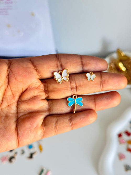 Butterfly & Dragonfly Charm Mix.