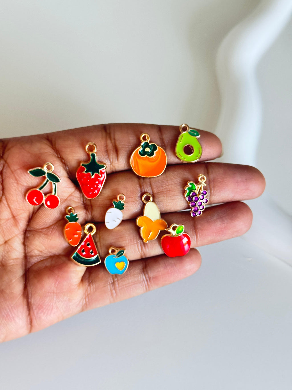 Fruit Enamel charm