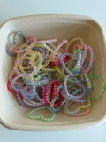 Beaded Heart Charms
