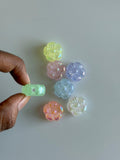 Iridescent Flower Beads