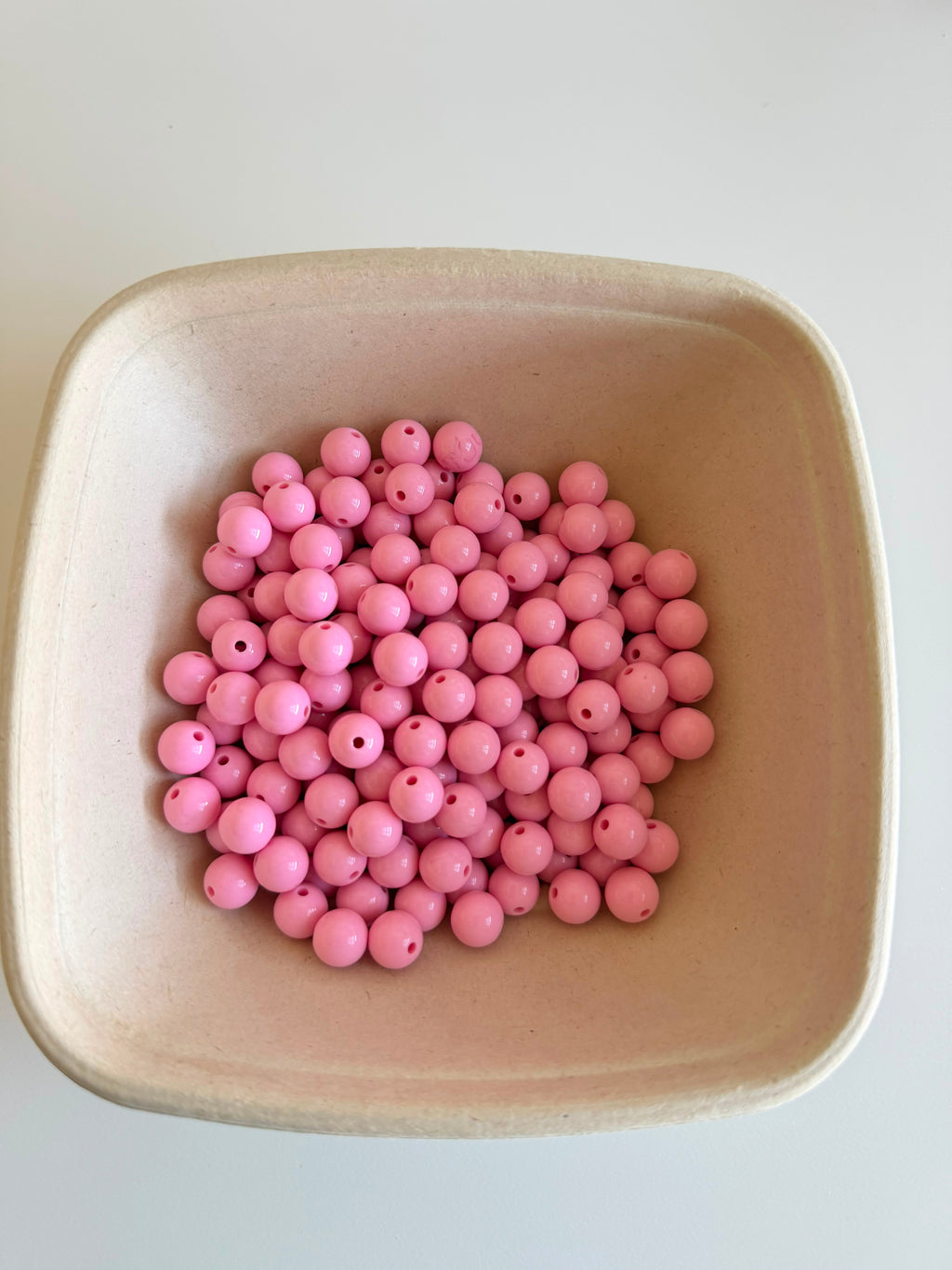 Pink Bubble Beads