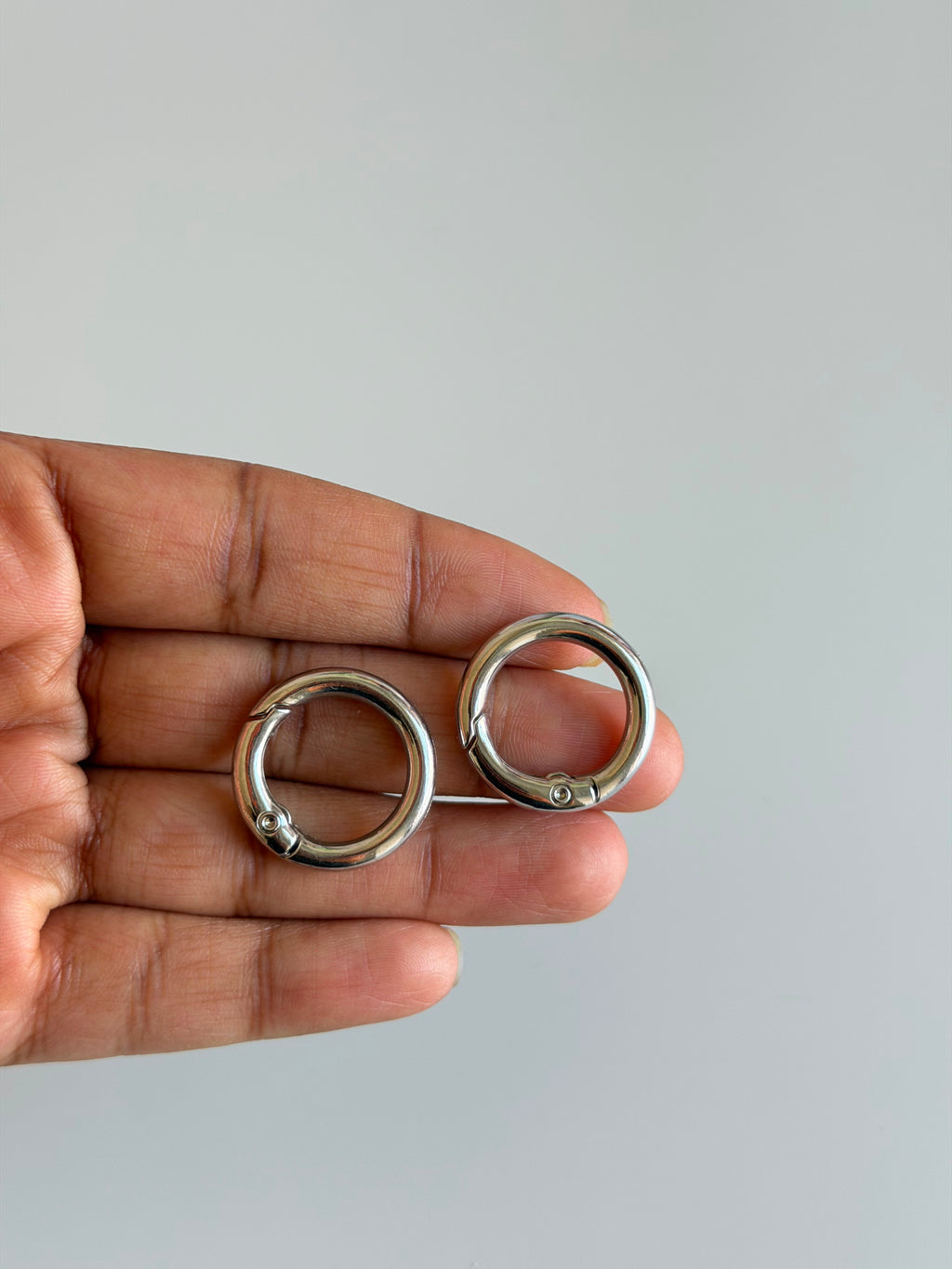 Silver Spring Clasp Key Rings