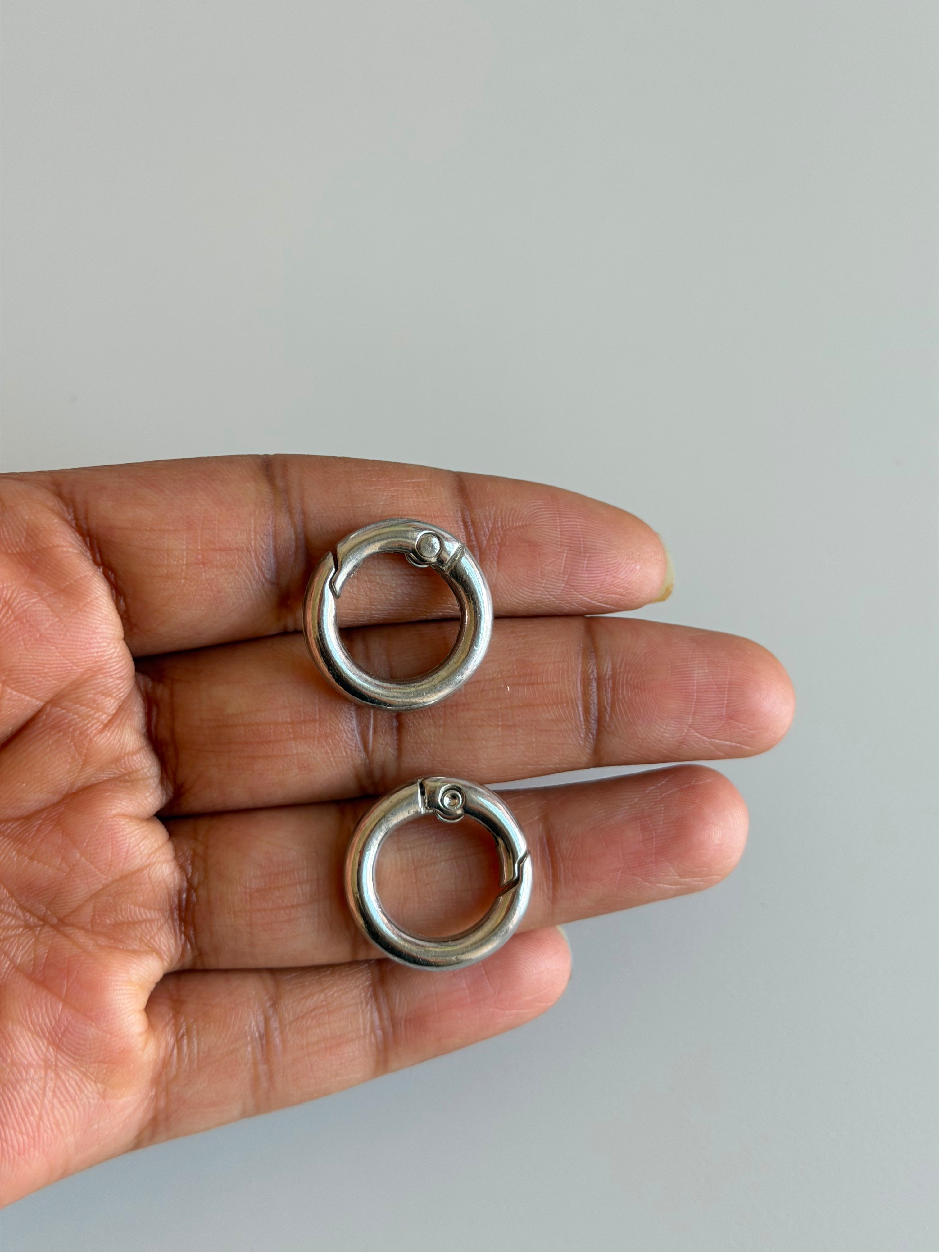 Silver Spring Clasp Key Rings