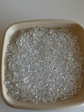Clear Crystal Faceted Beads