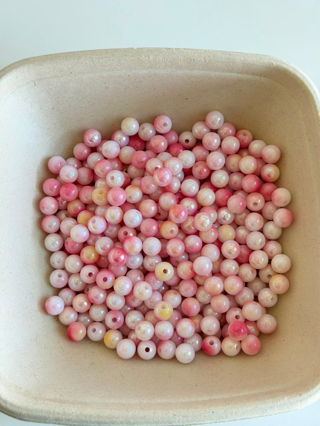 Pastel Pink Pearl Beads