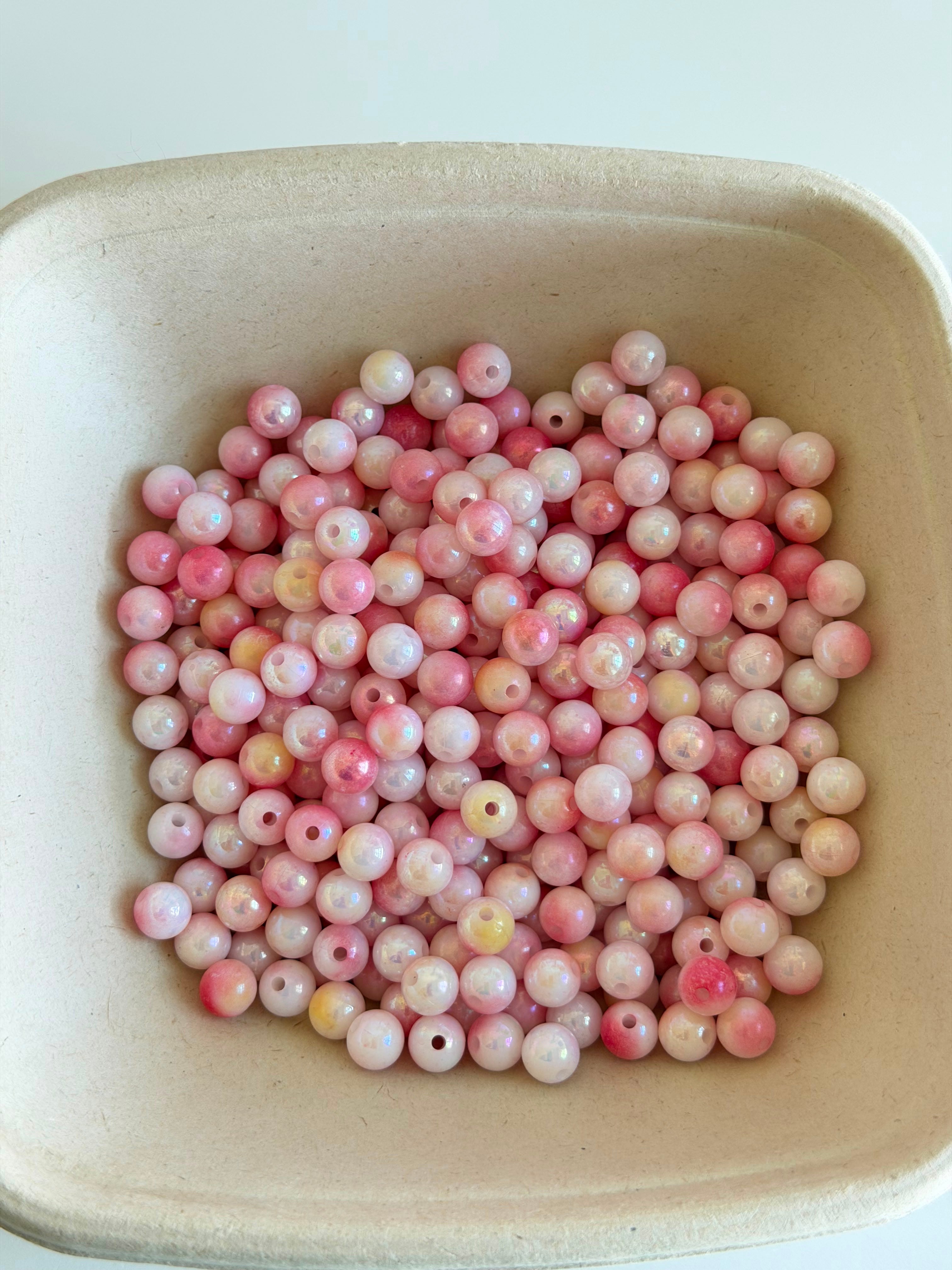 Pastel Pink Pearl Beads