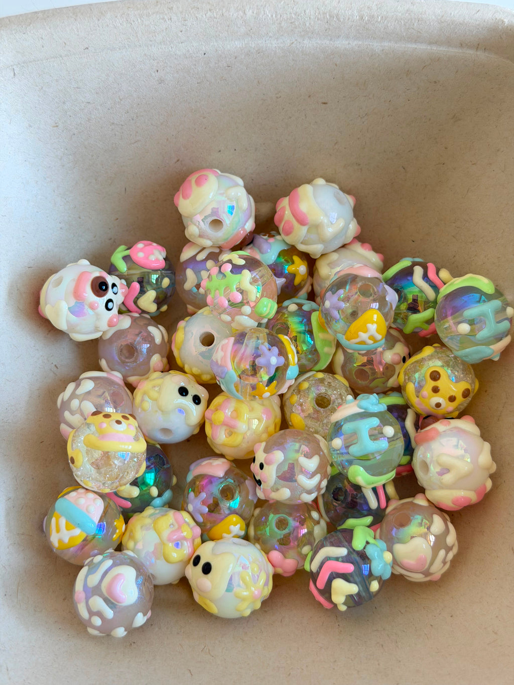 Pastel Character Focal Beads