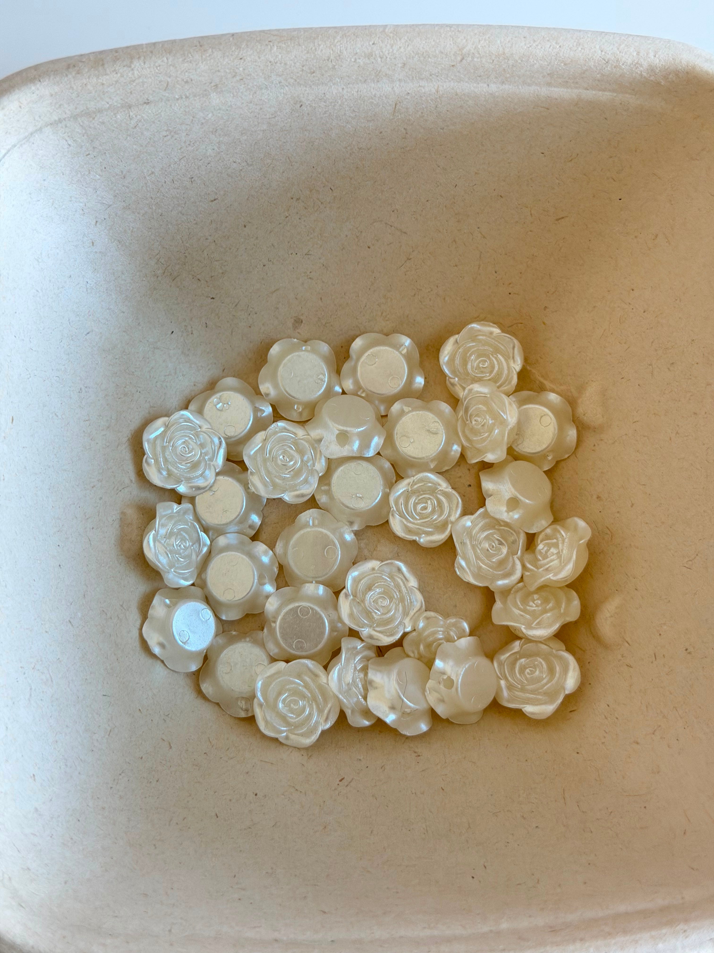 pearl rose beads