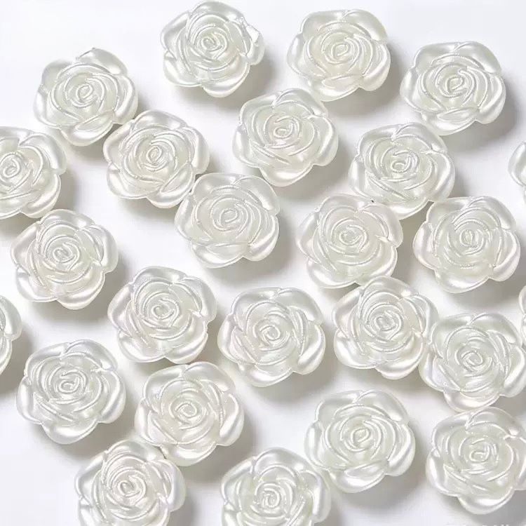 Pearl Rose Flower Beads