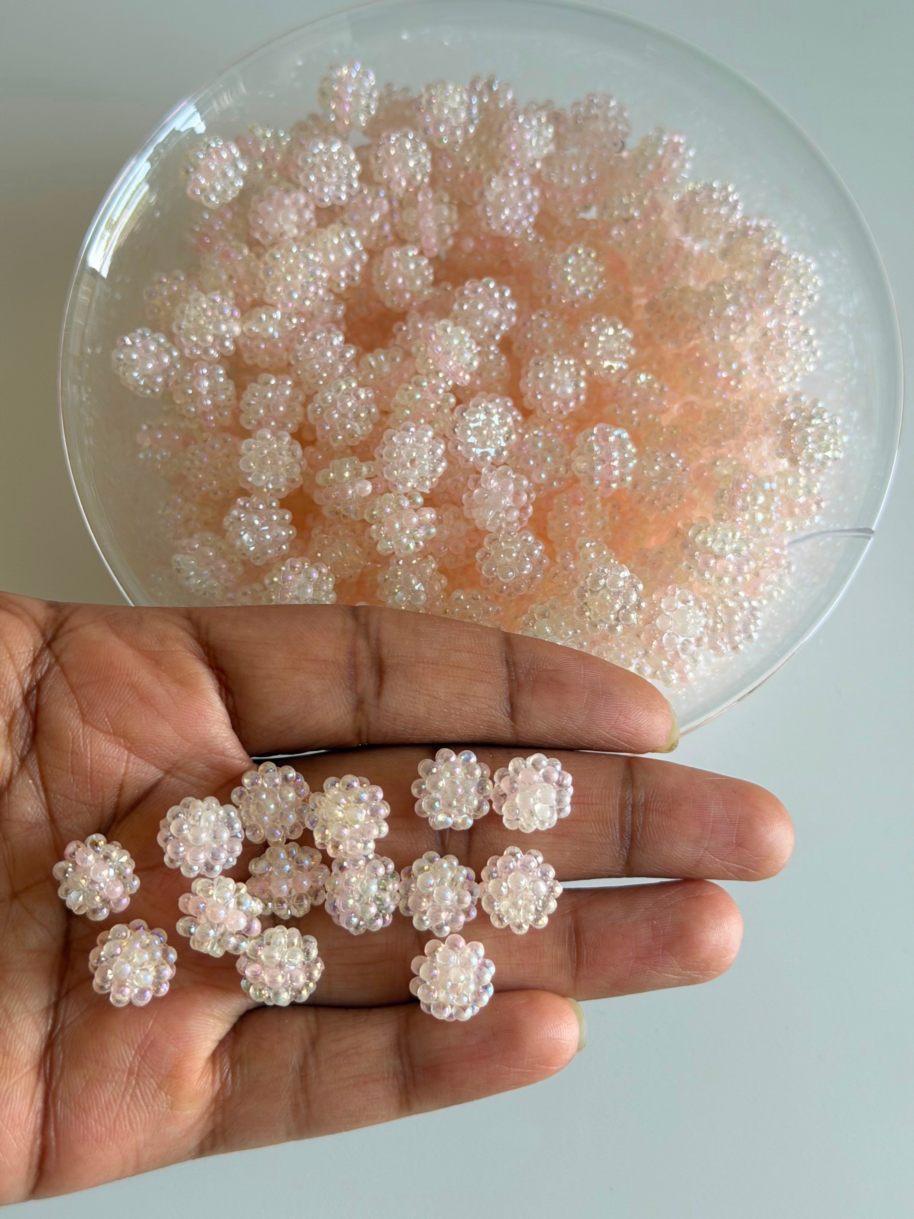 Blush Pearl Bubble Beads