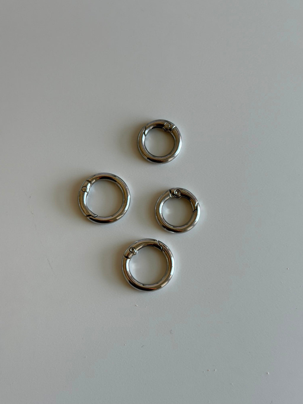 Silver Spring Clasp Key Rings